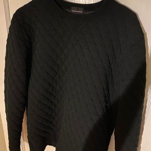 Club Monaco - Men’s Diamond Quilted Sweater - M